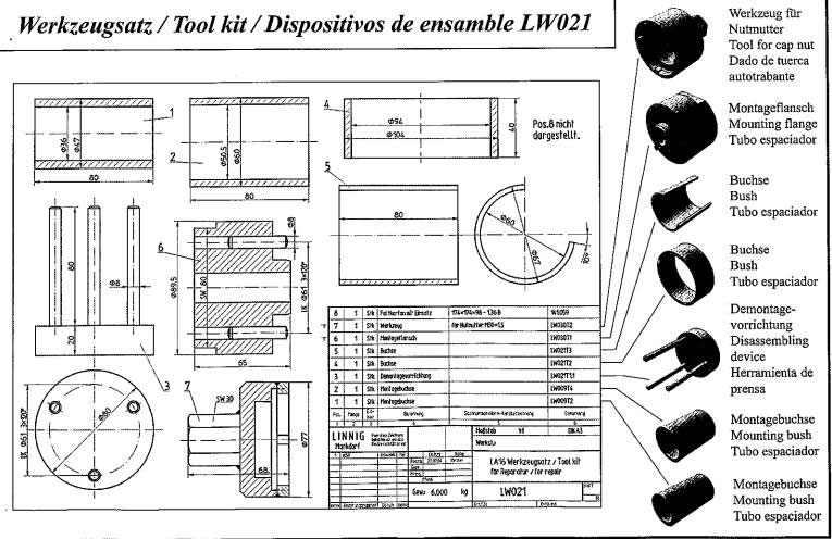 extractor lw021 for clutches la 16 inch